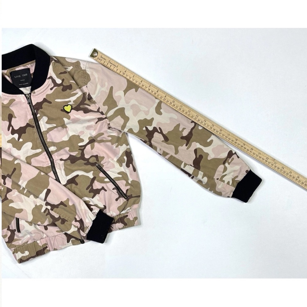 Love Tree Camo Bomber Jacket - Picture 8 of 11